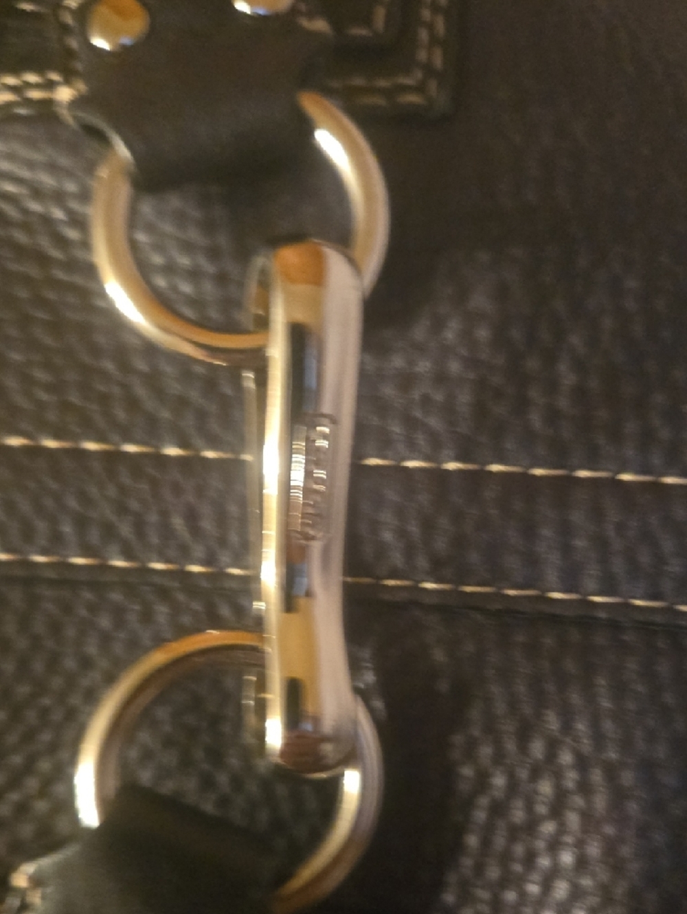 Black Pebble Leather Coach Purse The Hampton Satchel - Picture 10 of 15